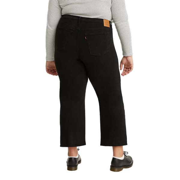 Levi´s ® Plus Ribcage Straight Ankle Farkut Musta 22 / M Nainen