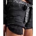 Miniatyrbillede 4 af 5: Superdry Denim Shorts Lace Hot Sort 26 Kvinde
