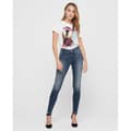 Miniatyrbild 5 av 6: Only Jeans Blush Life Mid Waist Skinny Ankle Blå XS / 34 Kvinna