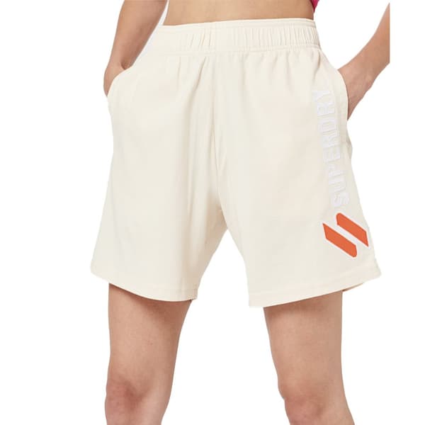 Superdry Shortsit Code Sl Applique Boy Valkoinen XS Nainen