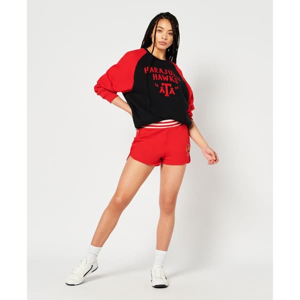 Superdry Shortsit Vintage Collegiate Punainen L Nainen