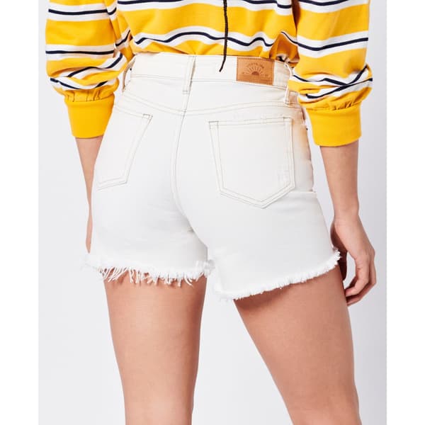 Superdry Shortsit Vintage Mid Rise Slim Valkoinen 26 Nainen