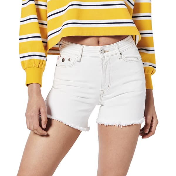 Superdry Shortsit Vintage Mid Rise Slim Valkoinen 26 Nainen