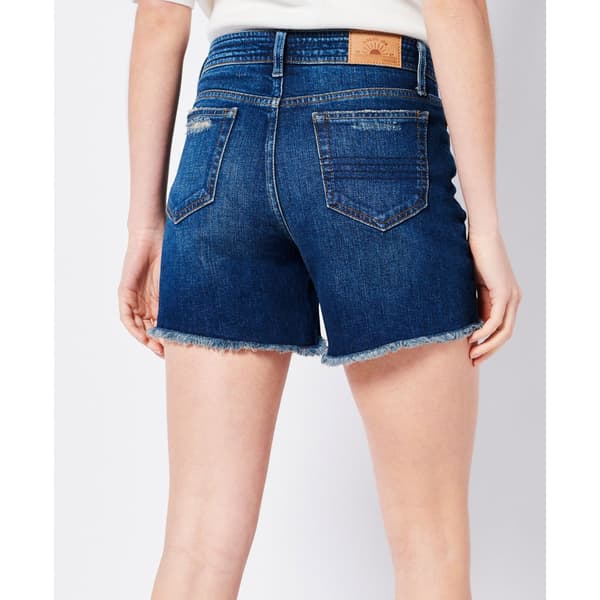 Superdry Shortsit Vintage Mid Rise Slim Sininen 26 Nainen