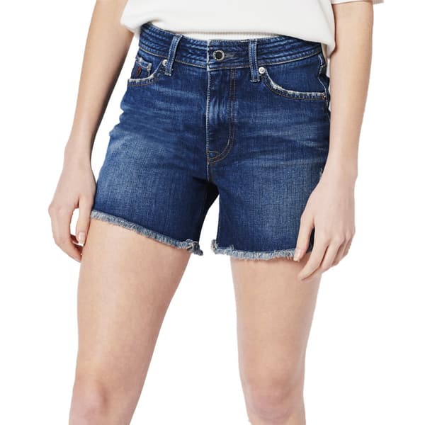 Superdry Shortsit Vintage Mid Rise Slim Sininen 26 Nainen