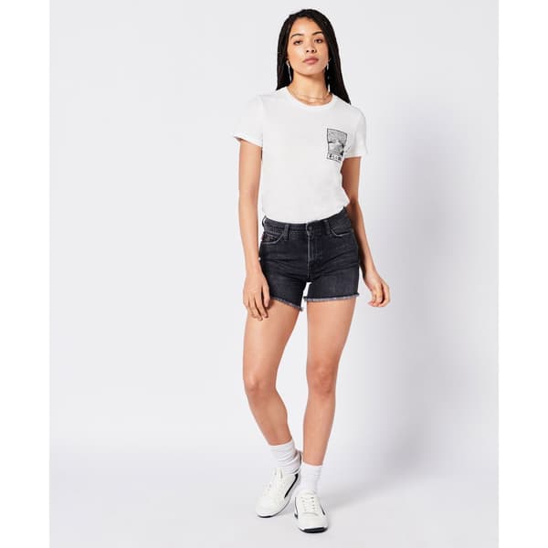 Superdry Shortsit Vintage Mid Rise Slim Musta 28 Nainen