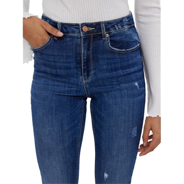 Vero Moda Jeans Med Hög Midja Sophia Skinny Destr Li388 Blå S / 30 Kvinna