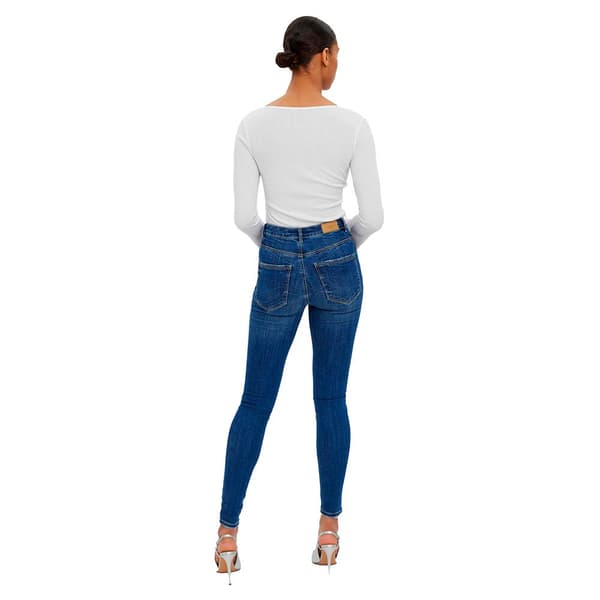 Vero Moda Jeans Med Hög Midja Sophia Skinny Destr Li388 Blå S / 30 Kvinna