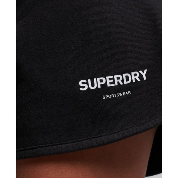 Superdry Shortsit Code Core Sport Sweatshort Musta S Nainen