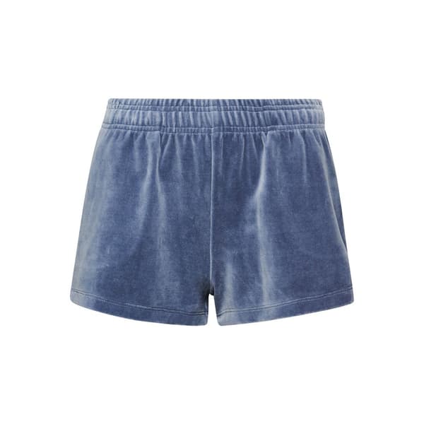 Superdry Shorts Code Sl Velour Blå L Kvinna