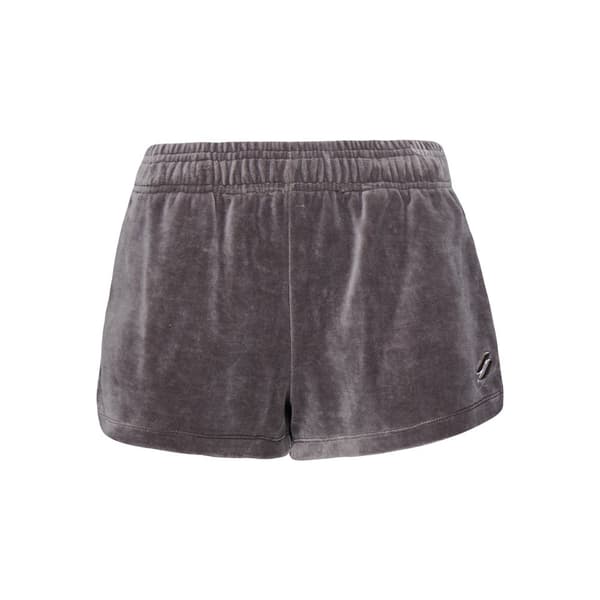Superdry Shorts Code Sl Velour Grå S Kvinna