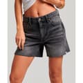 Pikkukuva 1 / 5: Superdry Shortsit Vintage Mid Rise Cut Off Harmaa 34 Nainen