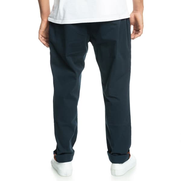 Quiksilver Chinobyxor Med Mitten Av Midjan Eqynp03274 Stretch Fit Blå 32 Man