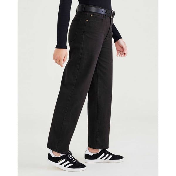 Dockers Jeans High Straight Sort 28 Kvinde