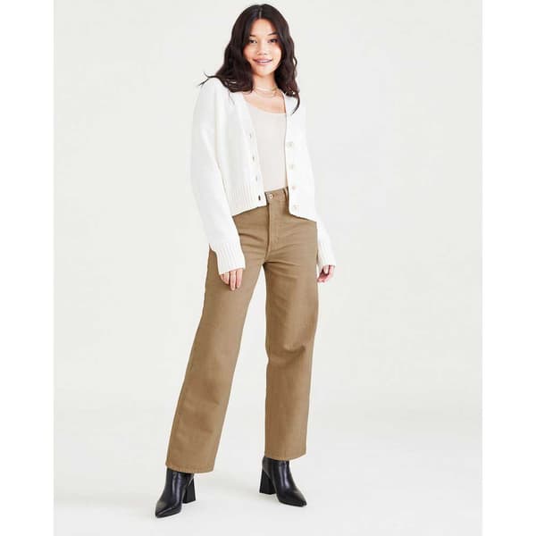 Dockers Jeans High Straight Gul 28 Kvinde