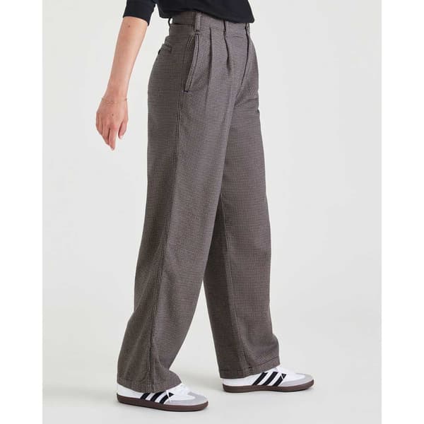 Dockers Housut Original Pleated High Wide Harmaa 29 Nainen