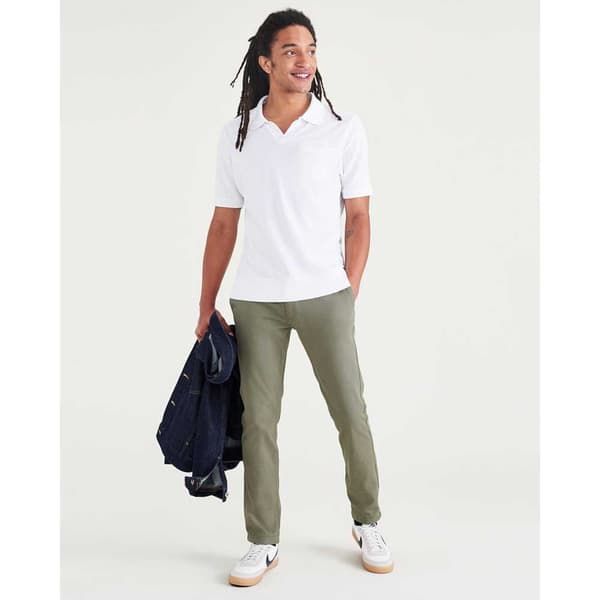 Dockers Tavalliset Vyötäröhousut Smart 360 Flex California Vihreä 30 / 32 Mies
