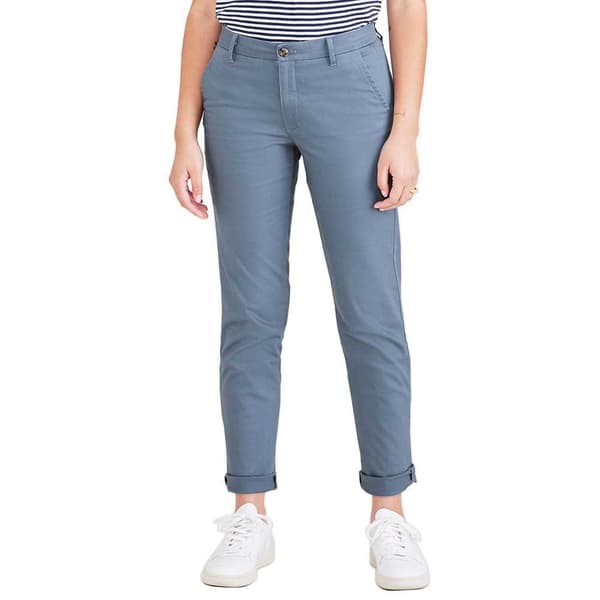 Dockers Chino Byxor Weekend Regular Slim Ankle Fit Blå 27 / 29 Kvinna