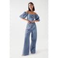 Miniatyrbillede 3 af 5: Salsa Jeans Jeans 21007074 Palazzo Blå XS / 32 Kvinde