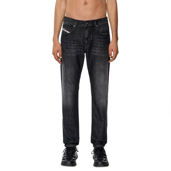 Diesel Jeans 09f75 2019 Strukt Sort 30 / 32 Mand