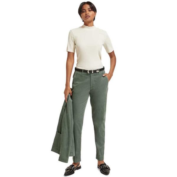 Scotch & Soda Byxor Lowry Grönt 26 Kvinna