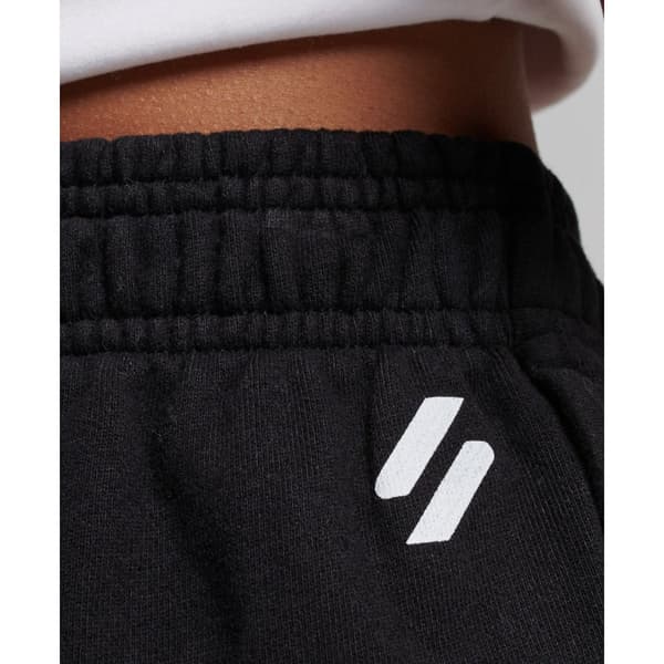 Superdry Shortsit Code Core Sport Sweatshort Musta XS Nainen