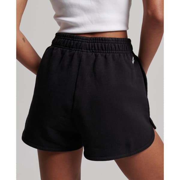 Superdry Shortsit Code Core Sport Sweatshort Musta XS Nainen