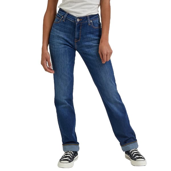 Lee Jeans Marion Straight Blå 27 / 31 Kvinna