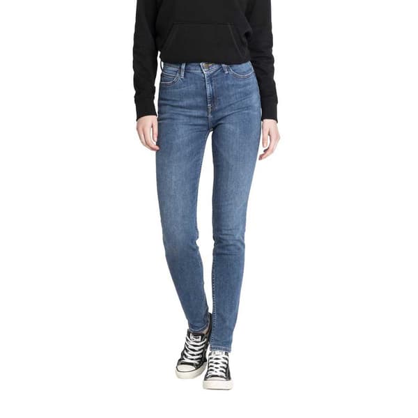 Lee Jeans Scarlett Blå 28 / 31 Kvinna