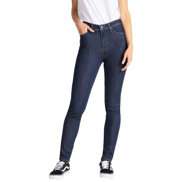 Lee Jeans Scarlett High Waist Blå 27 / 29 Kvinna