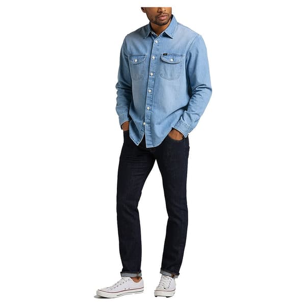 Lee Jeans Daren Zip Fly Blå 38 / 34 Man
