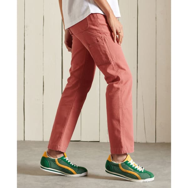 Superdry Housut High Rise Carpenter Oranssi 28 / 32 Nainen
