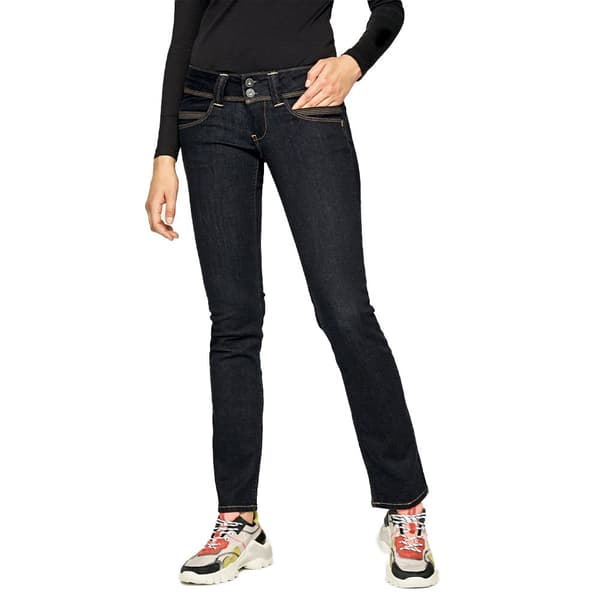 Pepe Jeans Jeans Venus Sort 33 / 30 Kvinde