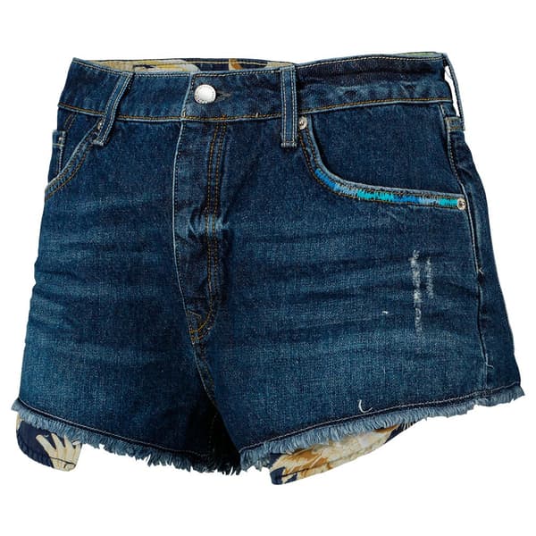 Superdry Farkkushortsit Vintage High Rise Sininen 26 Nainen