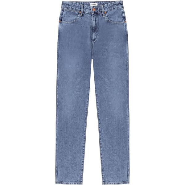 Wrangler Jeans Mom Straight Blå 29 / 32 Kvinna