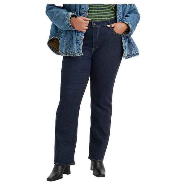 Levi´s ® Plus 724 High Rise Straight Jeans Blå 16 / M Kvinna