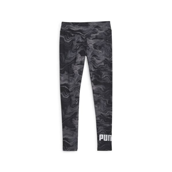 Puma Strumpbyxor Ess+ Marbleized Svart,Grå S Kvinna