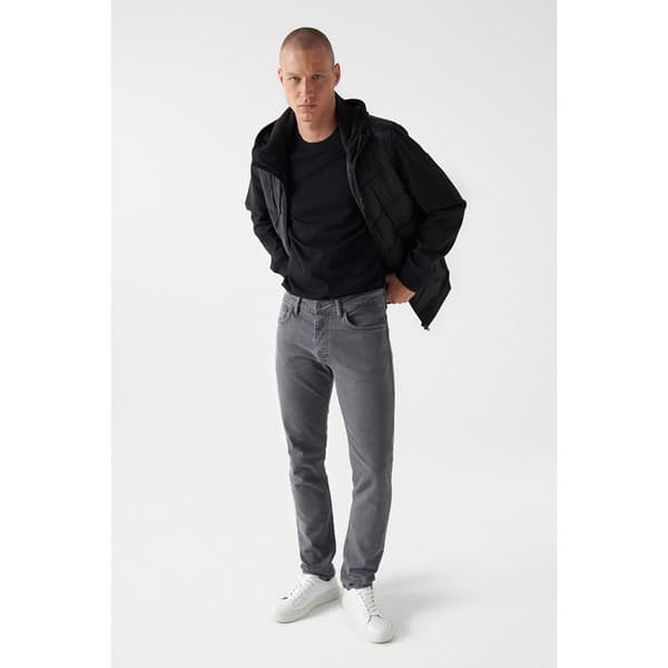 Salsa Jeans Farkut 21006963 Regular Fit Harmaa 31 / 32 Mies