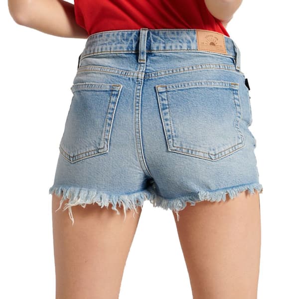 Superdry Jeansshorts Skinny Hot Blå 28 Kvinna