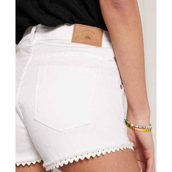 Superdry Jeansshorts Lace Hot Vit 30 Kvinna