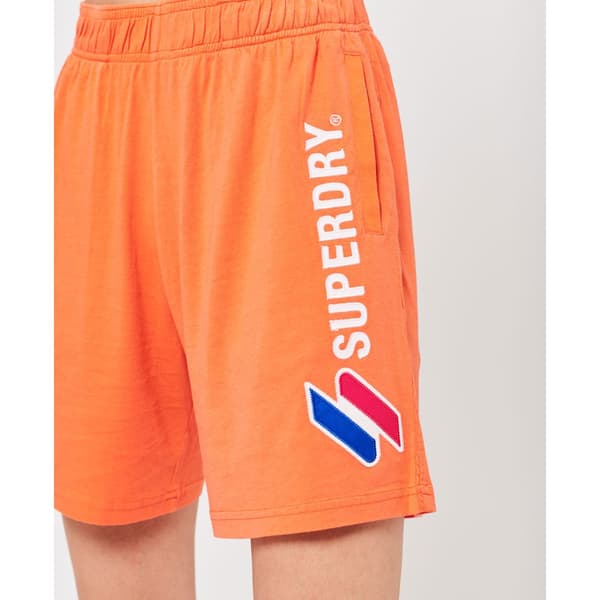 Superdry Shorts Code Sl Applique Boy Orange S Kvinna