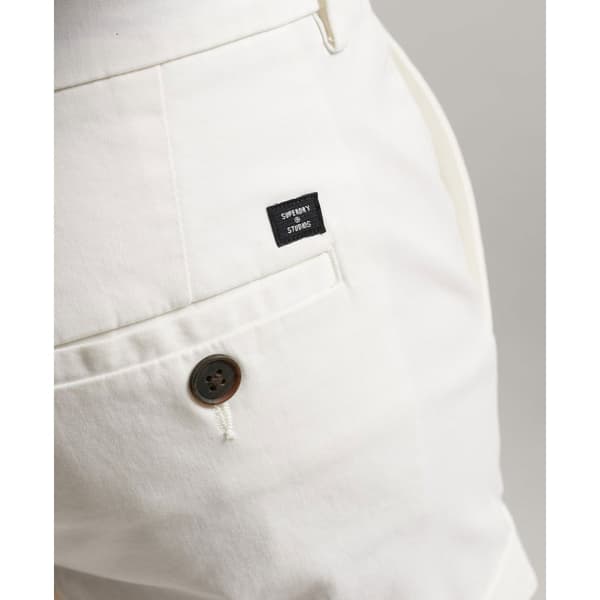 Superdry Shorts Studios Core Chino Vit L Kvinna