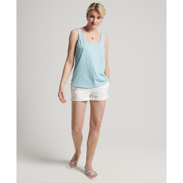 Superdry Shorts Studios Core Chino Vit L Kvinna