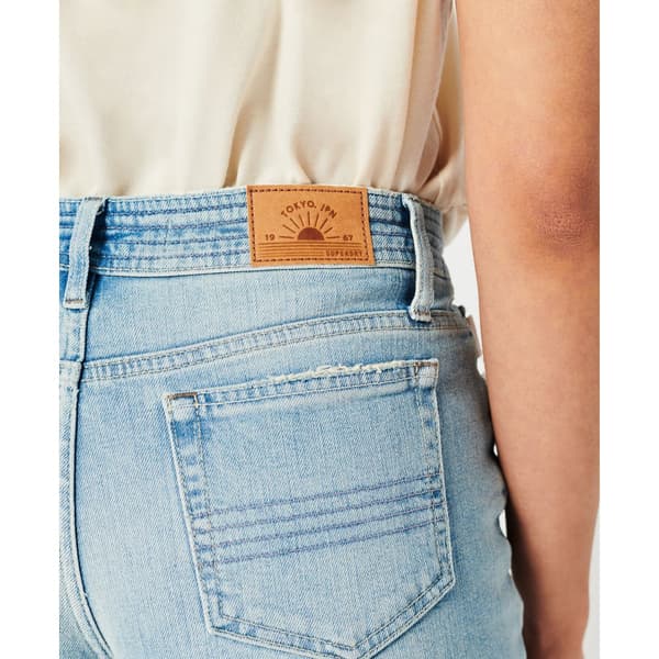 Superdry Shortsit Vintage Mid Rise Slim Harmaa 24 Nainen