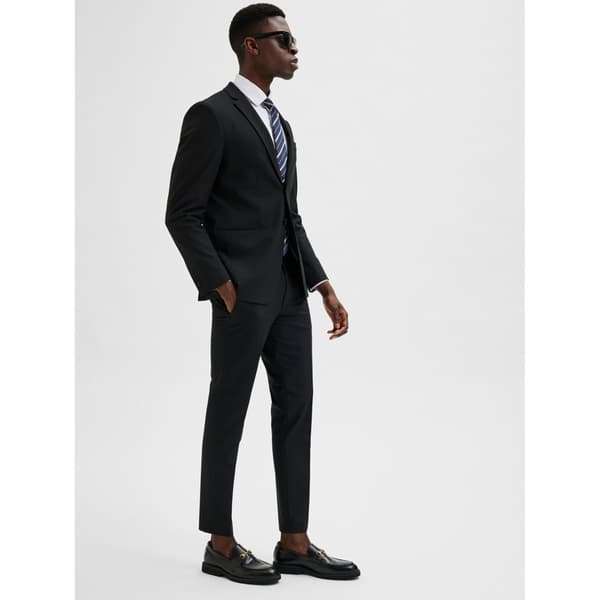 Selected Kjole Bukser Slim Josh Adv B Sort 42 Mand