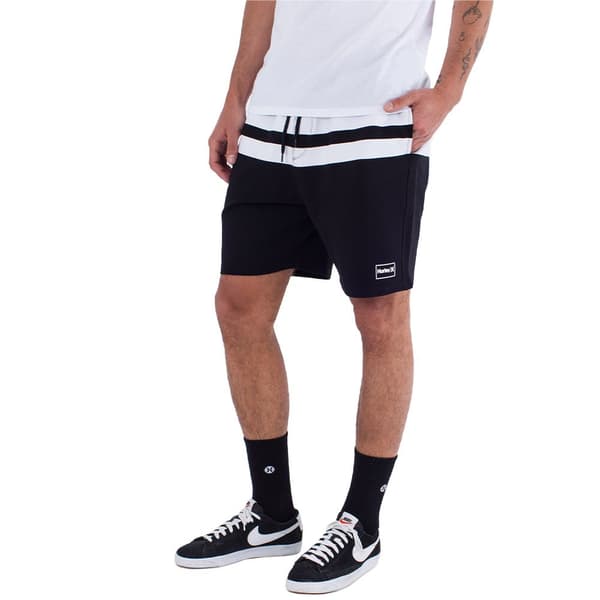 Hurley Sweat Shorts Oceancare Block Party Sort XL Mand