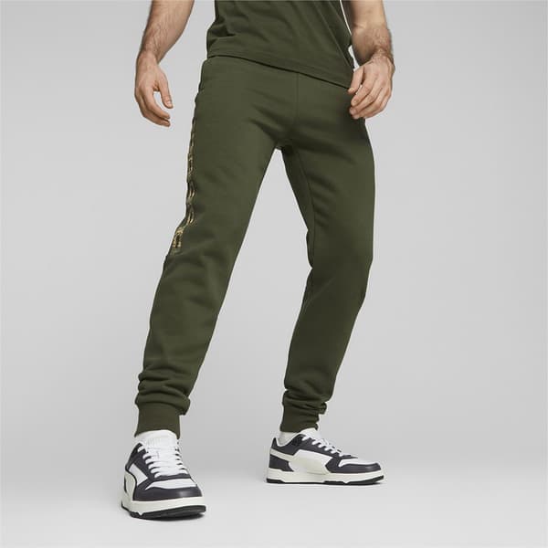 Puma Träningsbyxor Ess Tape Camo Grönt L Man