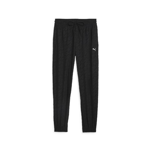 Puma Träningsbyxor Fit Branded Fle Svart L Kvinna