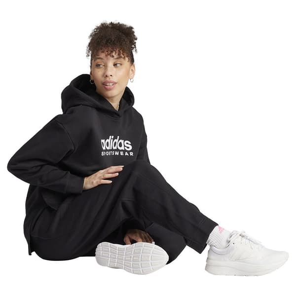 Adidas Byxor All Szn Fleece Graphic Joggers Svart XS Kvinna