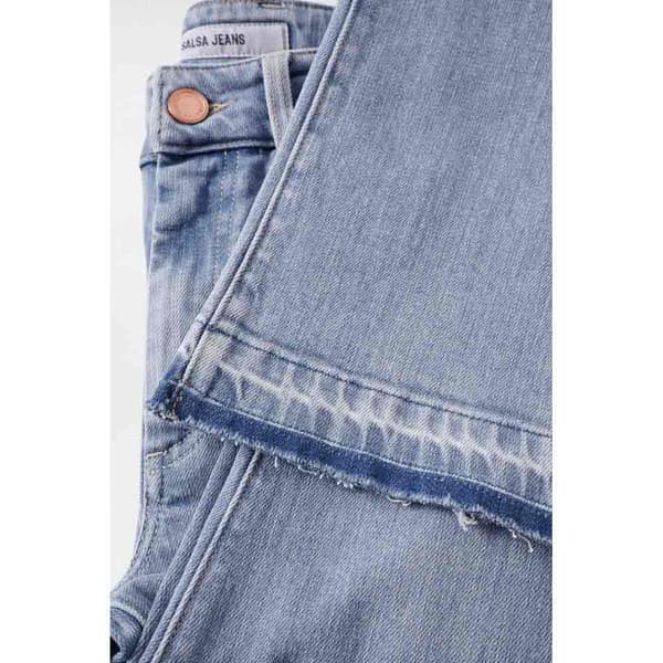Salsa Jeans Jeans Destiny Cropped Flare Fit Blå 27 / 28 Kvinde